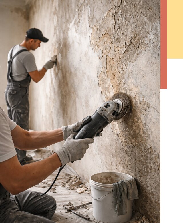 Снятие и удаление краски со стен в Нальчике от 2176 руб. — ОТДЕЛОЧНИК-Нль