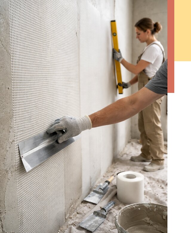 Армирование стен стеклосеткой в Нальчике от 3316 руб. под ключ | ОТДЕЛОЧНИК-Нль