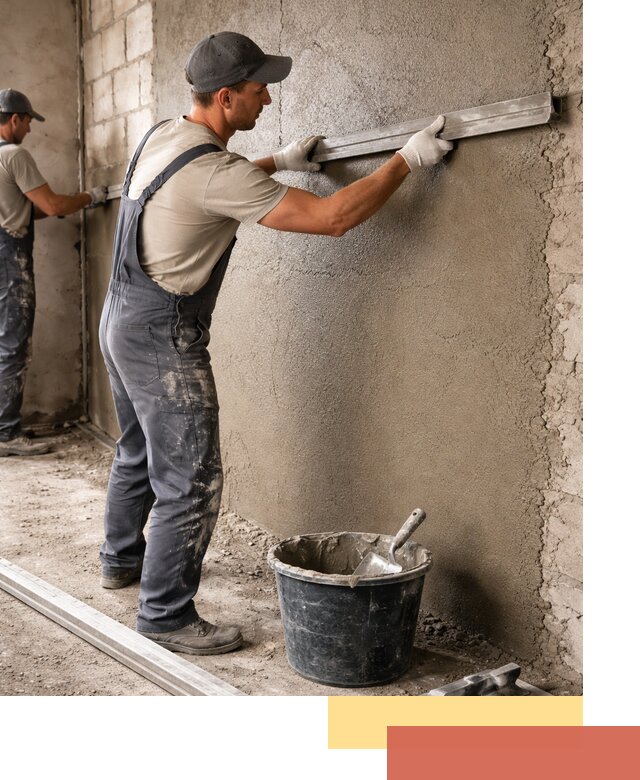Штукатурка стен цементно-песчаная в Нальчике профессионально