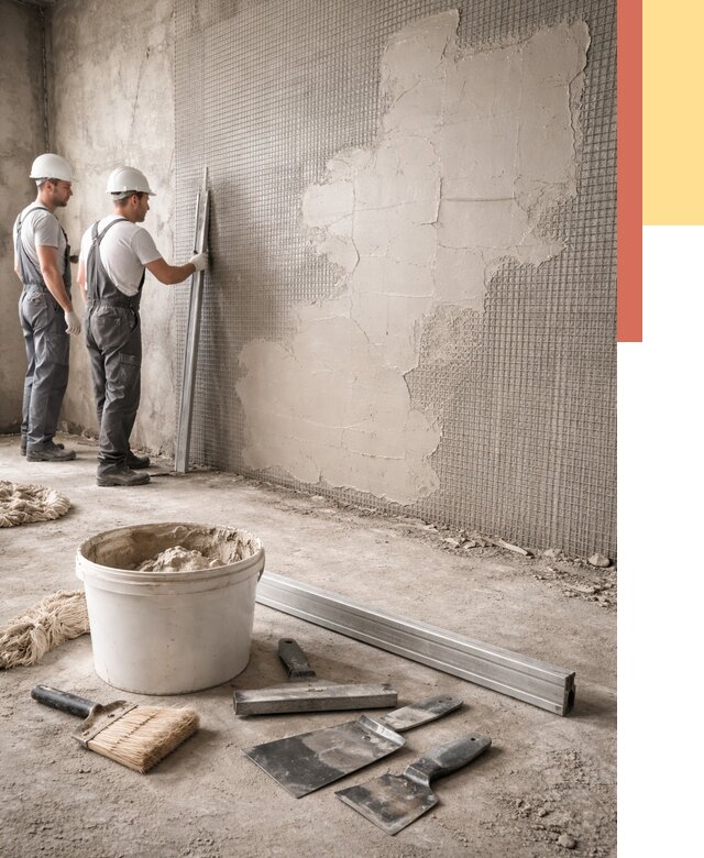 Штукатурка стен по сетке в Нальчике от 5700 руб./м2 — быстро и недорого | ОТДЕЛОЧНИК-Нль