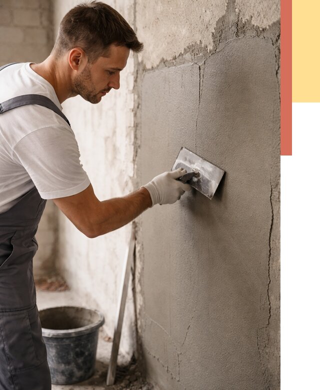 Штукатурка стен под плитку в Нальчике от 4352 руб./м2 — выравнивание под плитку | ОТДЕЛОЧНИК-Нль