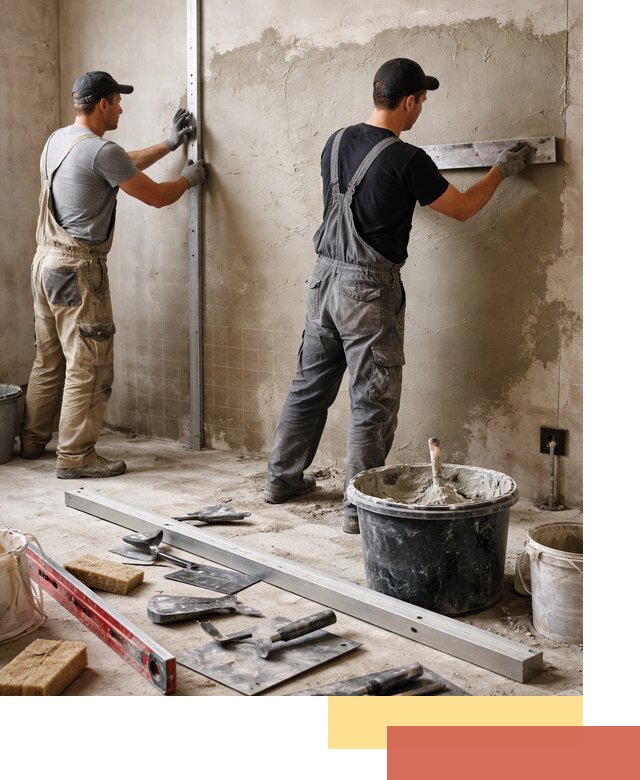Профессиональная штукатурка стен под плитку в Нальчике