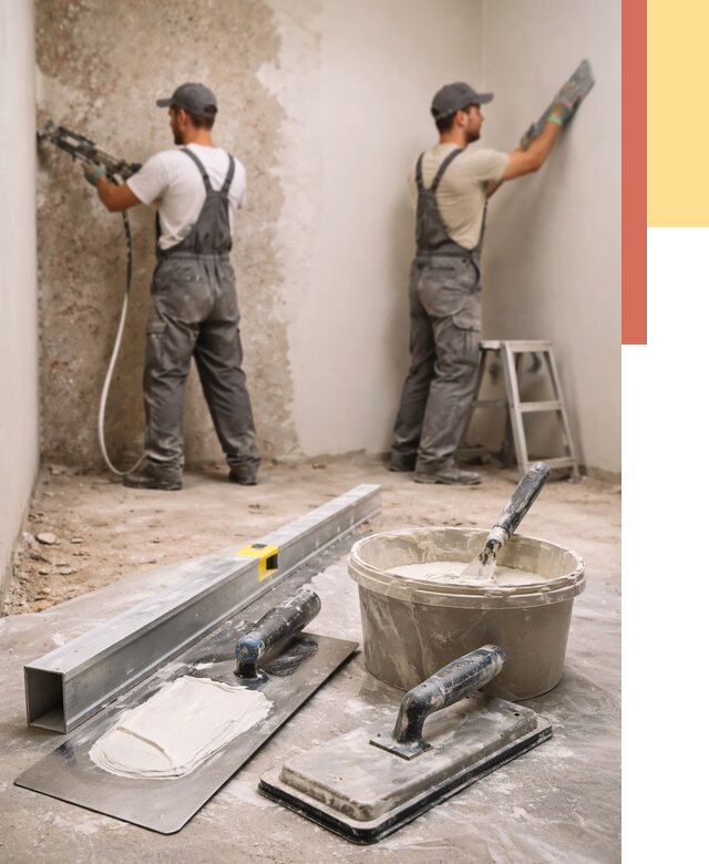 Штукатурка стен под обои в Нальчике от 4663 руб./м2 — выравнивание под обои | ОТДЕЛОЧНИК-Нль