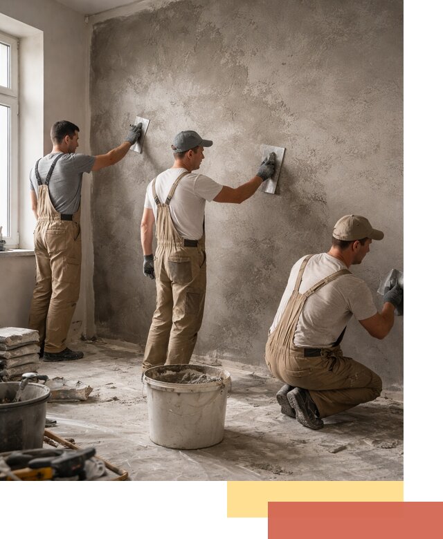 Декоративная штукатурка под бетон в Нальчике для стен и потолков