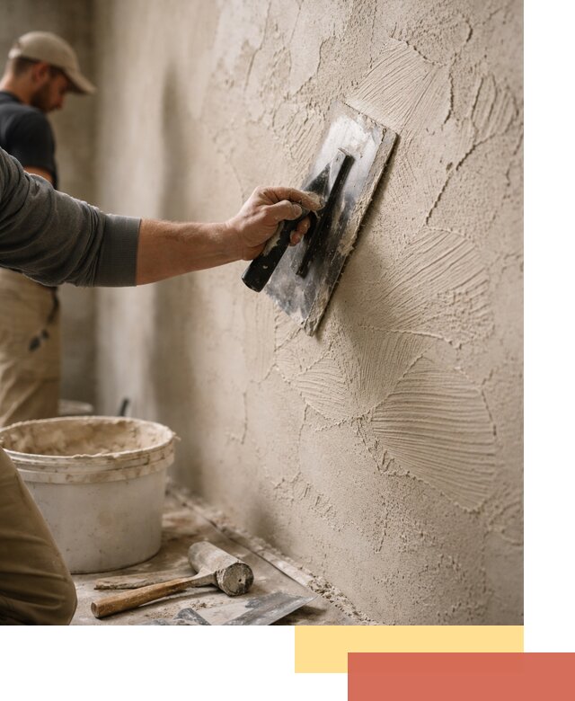 Фактурная штукатурка стен в Нальчике — монтаж, отделка, реставрация