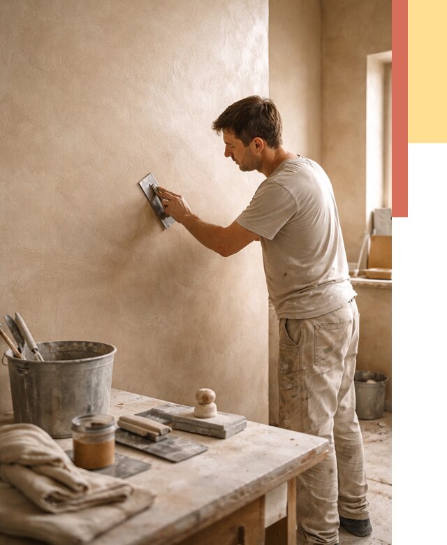 Марокканская штукатурка таделакт в Нальчике под ключ от 4352 руб. | ОТДЕЛОЧНИК-Нль