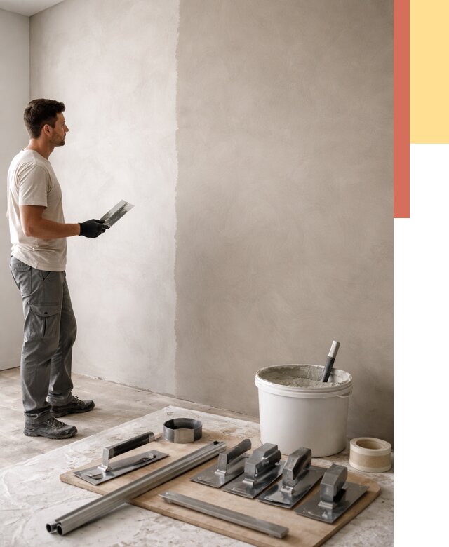 Нанесение микроцемента на стены в Нальчике от 3316 руб./м2 под ключ | ОТДЕЛОЧНИК-Нль