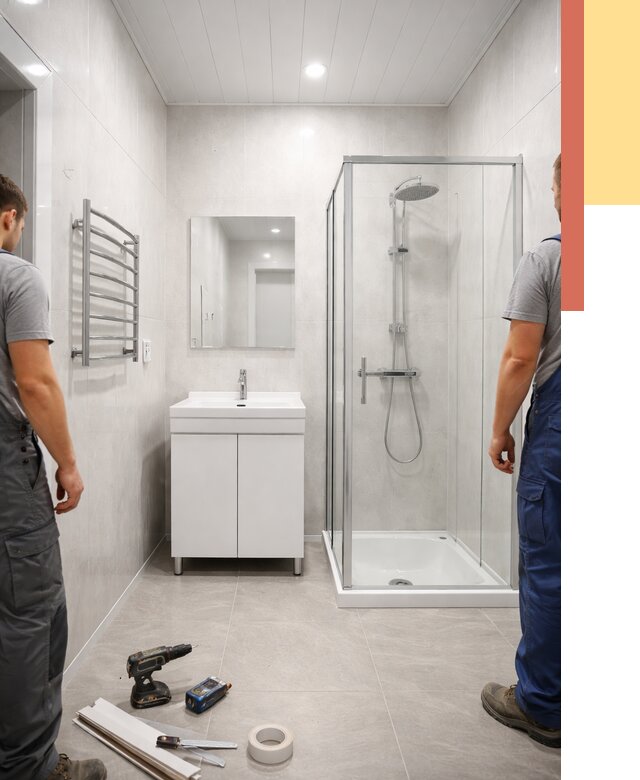 Отделка ванной комнаты панелями ПВХ в Нальчике от 4663 руб. за м2 | ОТДЕЛОЧНИК-Нль