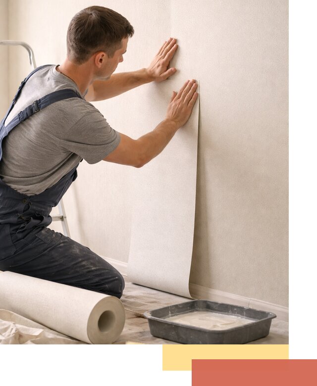 Поклейка флизелиновых обоев в Нальчике качественно и быстро