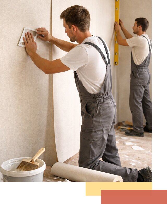 Поклейка бумажных обоев в Нальчике качественно и недорого