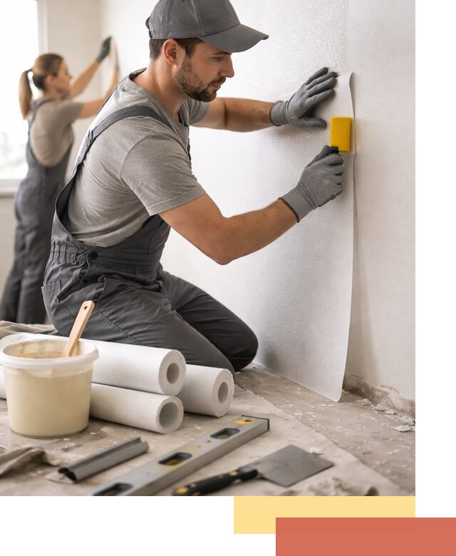 Поклейка стеклообоев профессионально в Нальчике