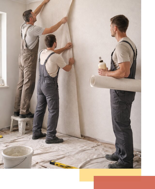 Оклейка стен обоями в Нальчике — качественно и профессионально