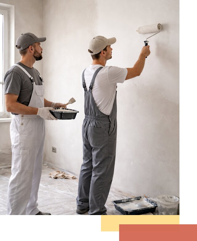 Покраска стен водоэмульсионной краской в Нальчике