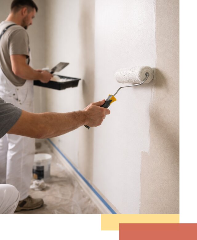 Покраска стен акриловой краской профессионально в Нальчике