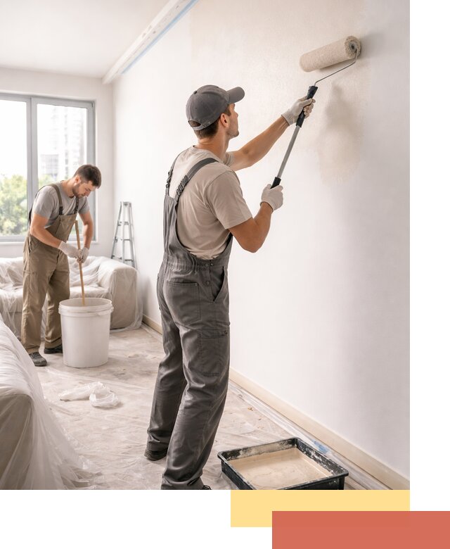 Покраска стен в офисе в Нальчике — быстрый и качественный ремонт