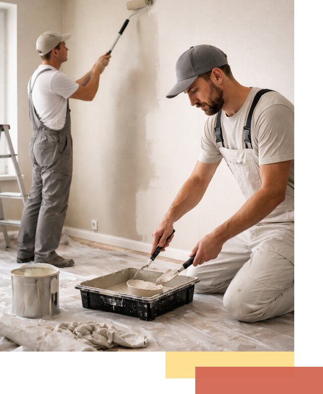 Покраска стен в квартире в Нальчике — профессионально и аккуратно