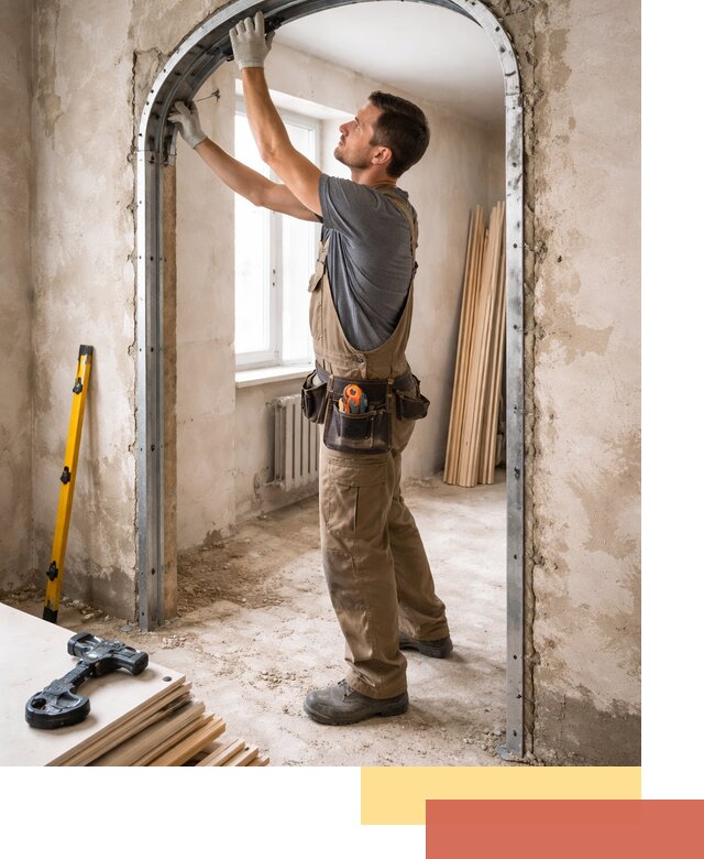 Устройство арочного проема в Нальчике под ключ