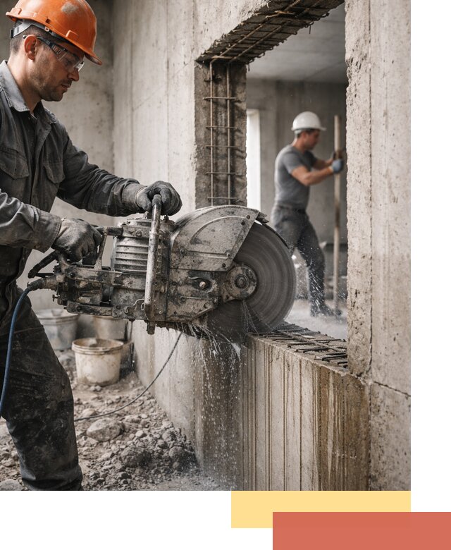 Алмазная резка проемов в Нальчике быстро и точно