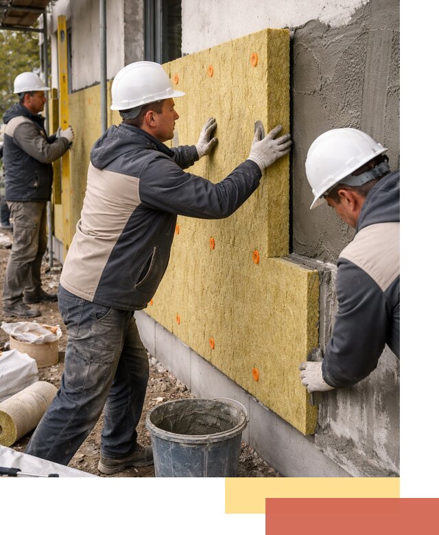 Утепление стен минватой в Нальчике — тепло и звукоизоляция