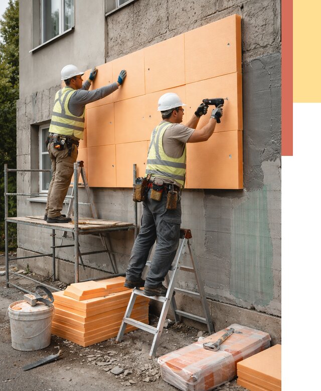 Утепление стен пеноплексом в Нальчике от 1917 руб./м2 — быстро и недорого | ОТДЕЛОЧНИК-Нль