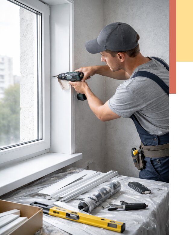 Установка пластиковых откосов в Нальчике от 2332 руб. | ОТДЕЛОЧНИК-Нль монтаж, быстро и недорого