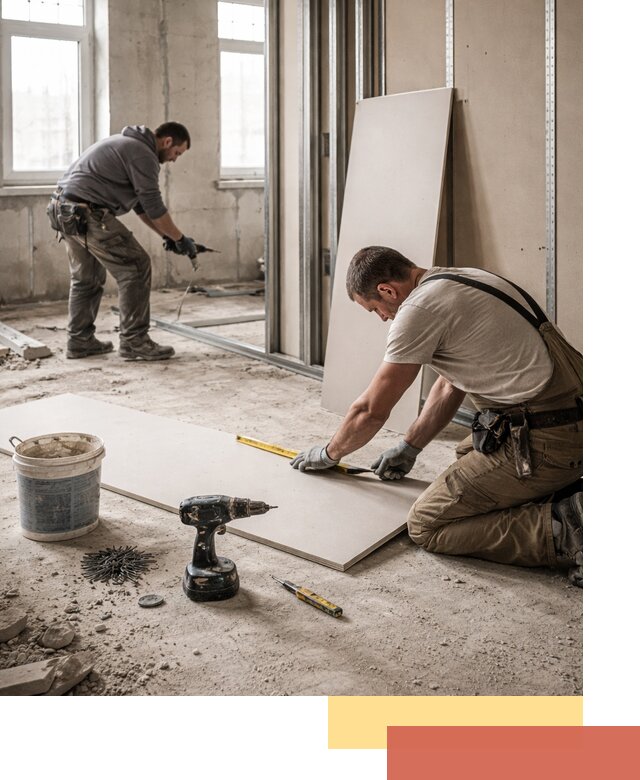 Кладка перегородок из ПГП под ключ в Нальчике