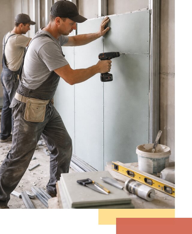 Кладка влагостойких перегородок ПГП в Нальчике