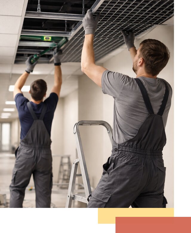 Монтаж потолка Грильято в Нальчике: установка под ключ качественно