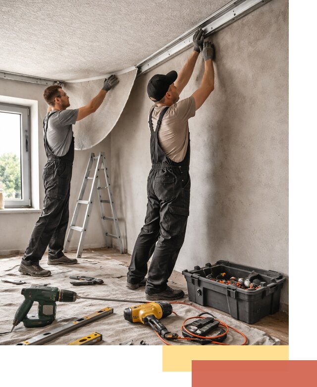 Монтаж фактурного натяжного потолка в Нальчике качественно и быстро