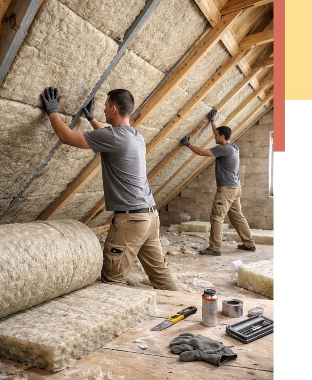 Утепление потолка минватой в Нальчике от 1503 руб. — быстро и недорого | ОТДЕЛОЧНИК-Нль