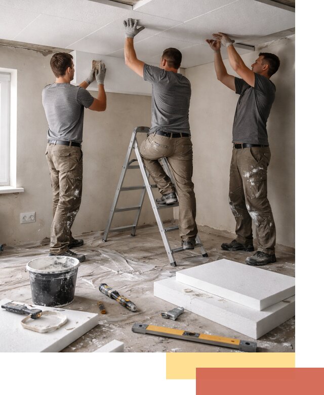 Утепление потолка пенопластом в Нальчике быстро и качественно