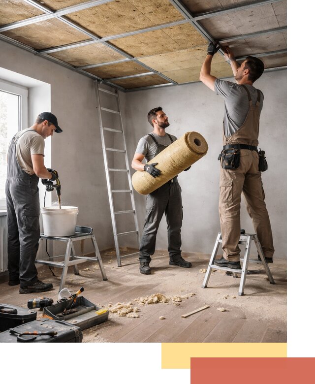 Шумоизоляция потолка в Нальчике: профессиональный монтаж и отделка