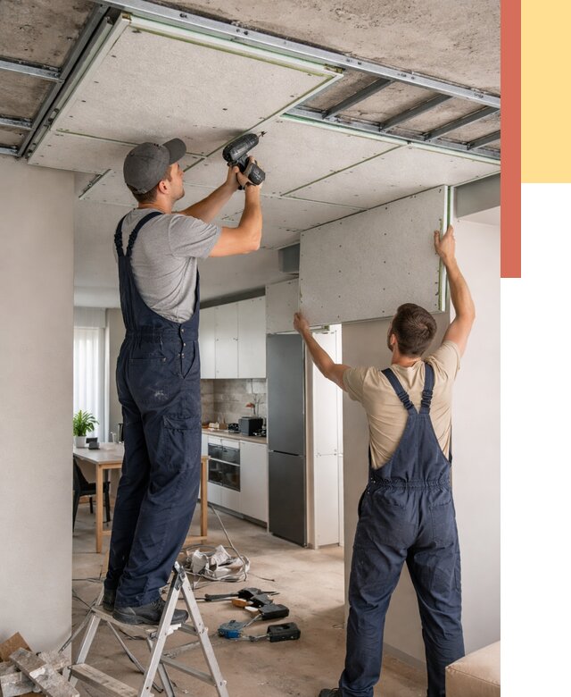 Шумоизоляция потолка панелями зипс в Нальчике от 1917 руб. под ключ | ОТДЕЛОЧНИК-Нль